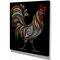 Designart - Vintage rooster - of Farmhouse Animals of Painting Print on Wrapped Canvas